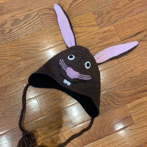 Wool Rabbit Toque Handmade in Nepal - Adult